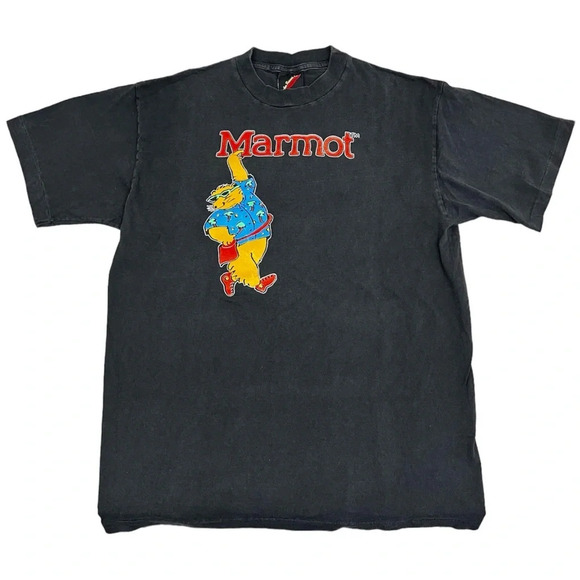 Marmot Vintage Mens 80’s T-Shirt - Size Large - Picture 1 of 7